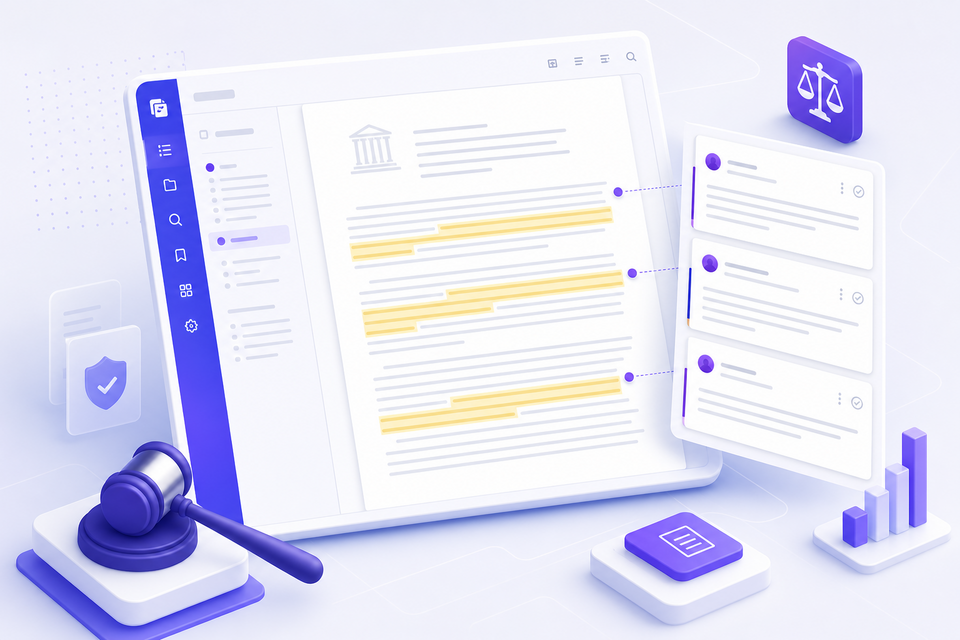 Annotate judgments